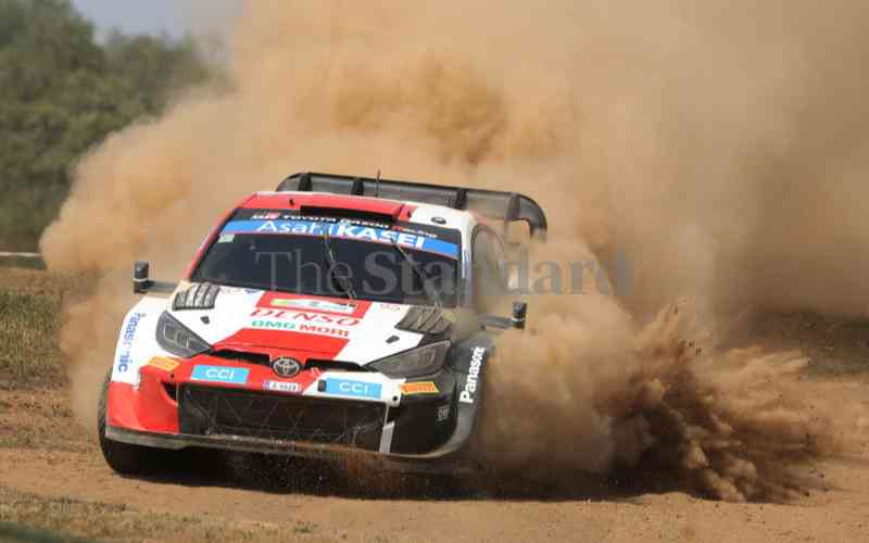 Ogier steers Toyota's 1-2-3 lead on Day Two