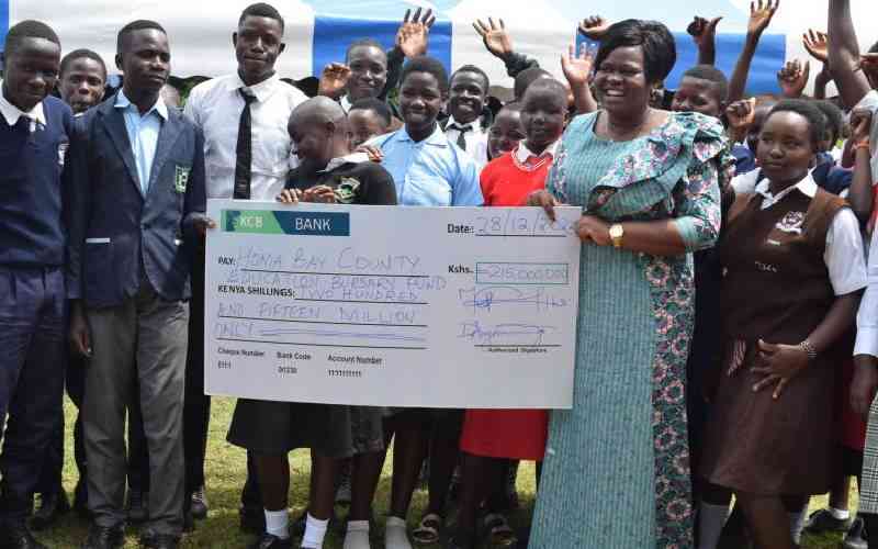 Relief to 32,800 students as county releases Sh215m bursary
