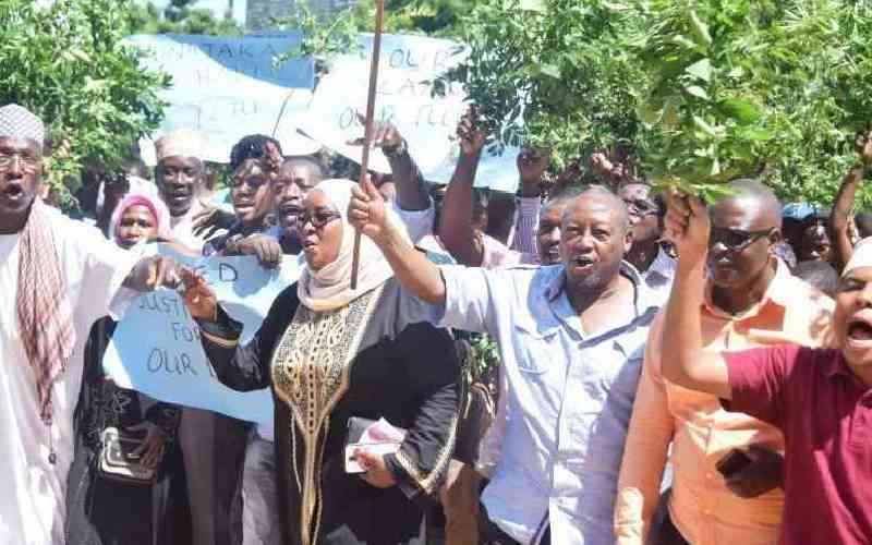 Kwale family begins eviction of squatters from 309 acre land on Wasini island