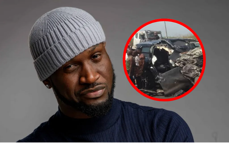 P-Square's Peter Okoye painfully mourns loss of Anthony Joshua's team in Lagos accident