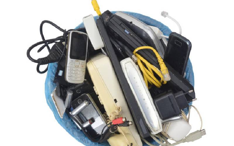 Recycling electronic waste is helping to reduce plastic pollution