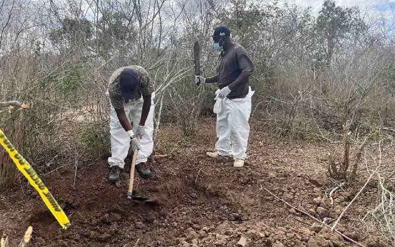 Kwa Binzaro cult death rises to 37 as exhumations suspended for postmortems