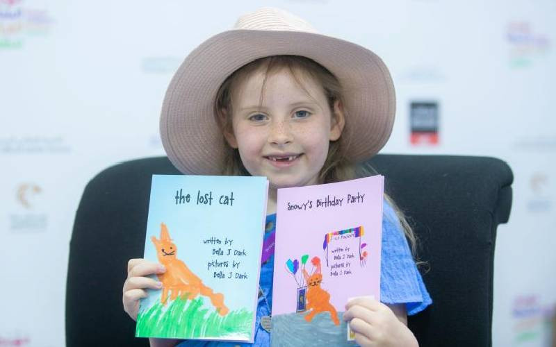 Young author now seeks to break her second Guinness Book record