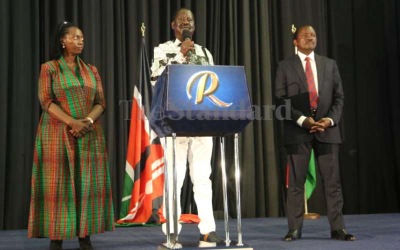 IEBC robbed us of victory - Raila and Karua