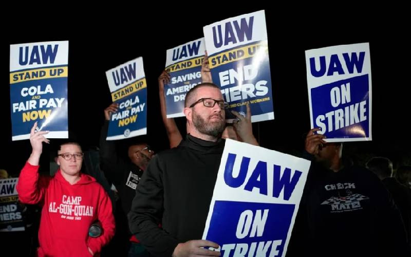 13,000 US auto workers strike seeking better wages, benefits