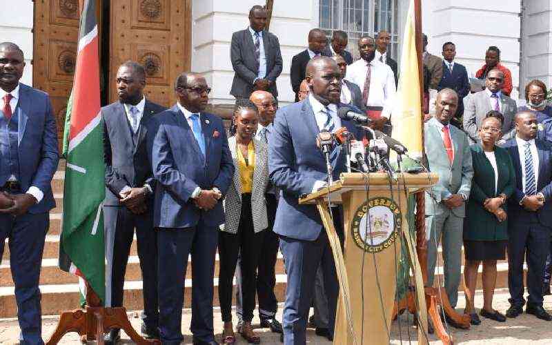 Nairobi Governor Johnson Sakaja's Cabinet