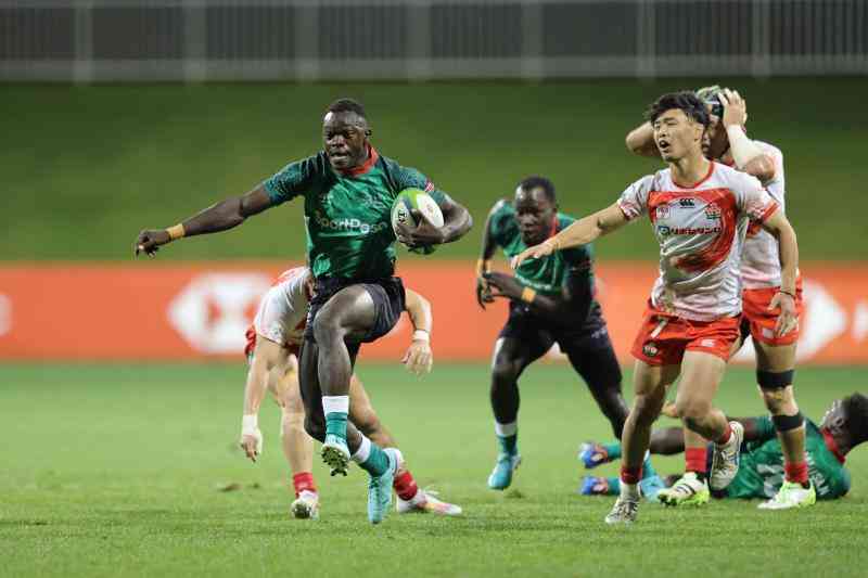Shujaa star Patrick Odongo leading Kenya fight for redemption at World Rugby Sevens