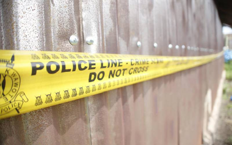 Shock as man butchers wife, co...