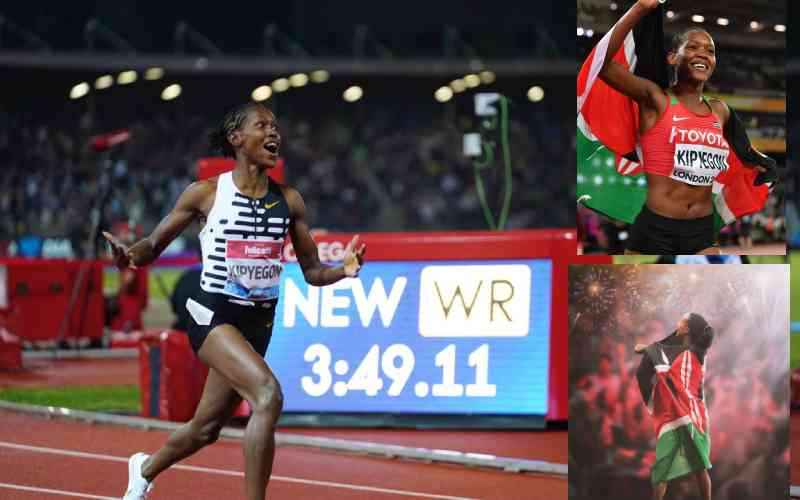 Faith Kipyegon: From racing barefoot to breaking world 1500m record