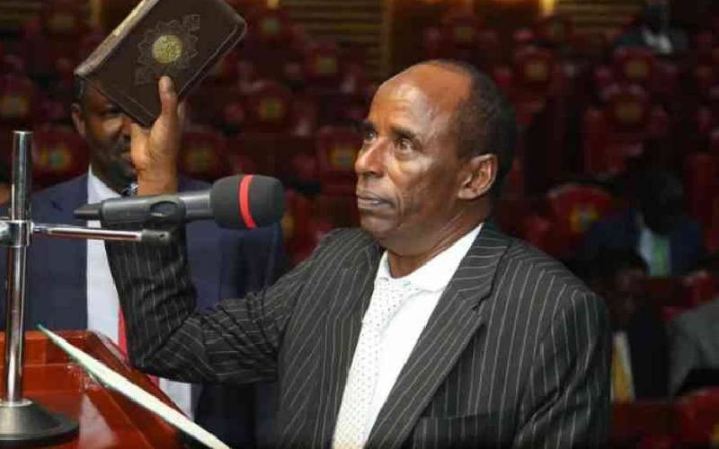 UDA hands nomination certificate to ex-MP's son in Isiolo South race