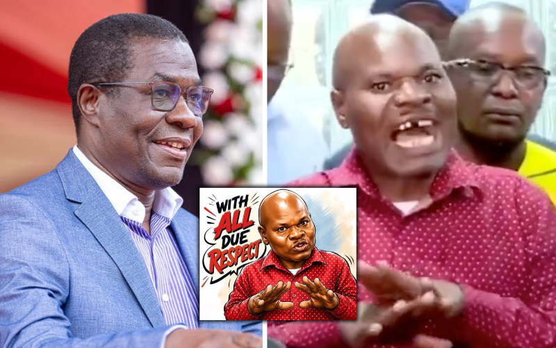 'With all due respect': Man who openly confronted CS Wandayi becomes instant sensation