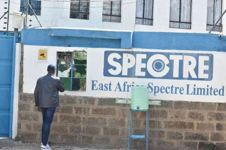Vandals destroy property at East Africa Spectre Limited