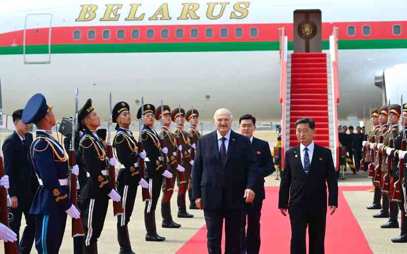 Belarus leader visits North Korea for first time