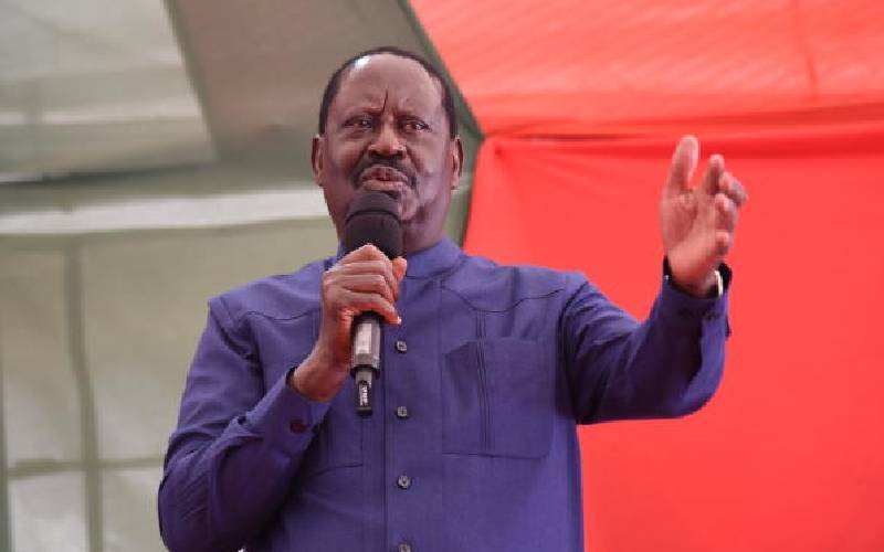 Raila Odinga hints at not running for the presidency in 2027