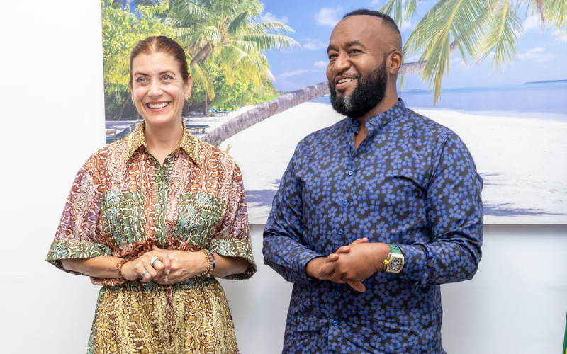 Grey's Anatomy star Kate Walsh arrives in Kenya for global ocean conservation summit
