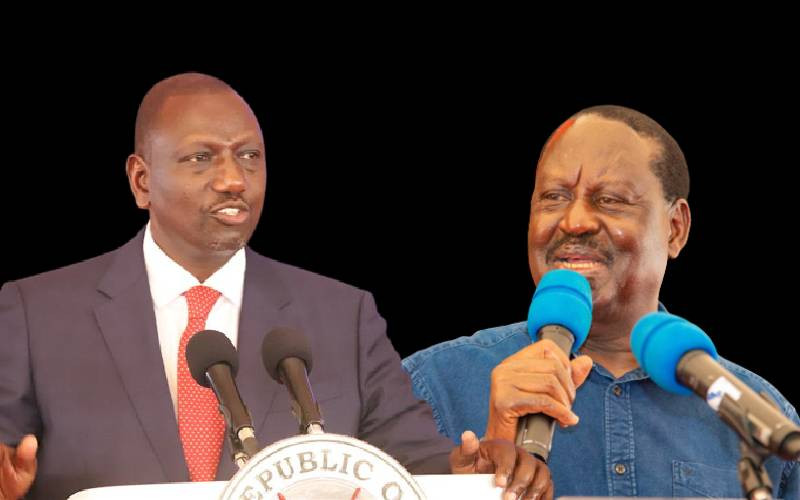 Ruto dares Raila to lead demos