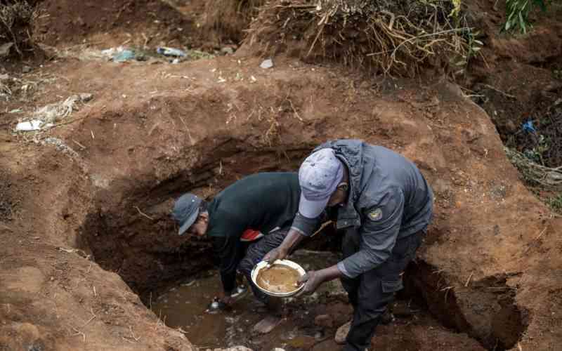 Gold rush grips South African township