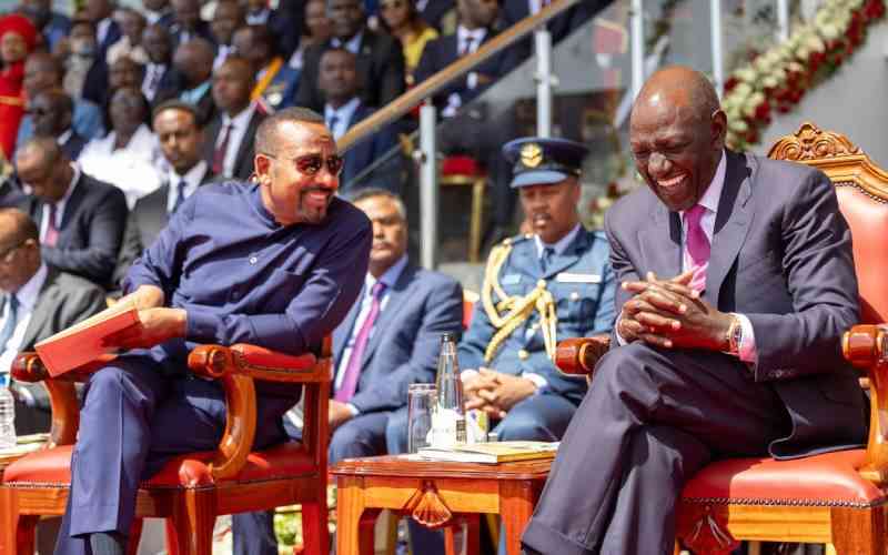 Ethiopia's Abiy Ahmed graces Mashujaa Day celebrations in Eldoret