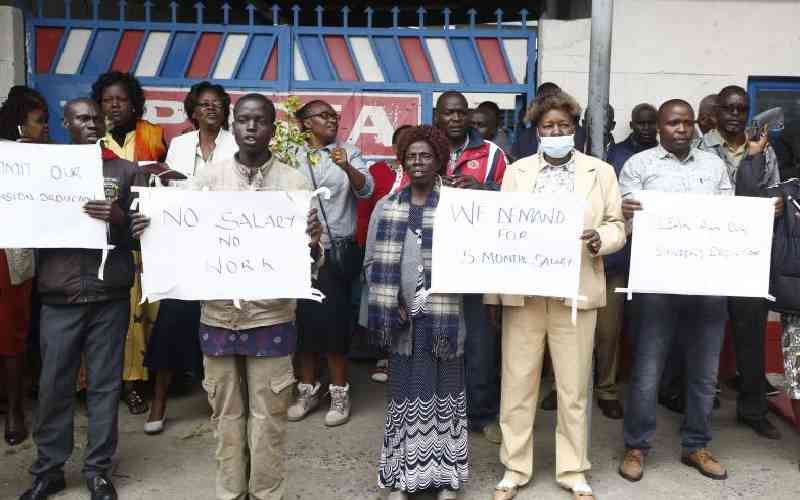 Postal workers down tools over five-month unpaid salaries