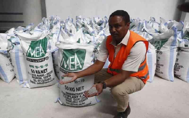 Fertiliser uptake crosses 3 million bags as North Rift region tops list