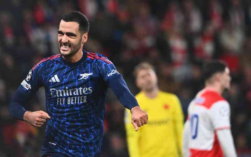 Merino brace sends Arsenal past Slavia in Champions League