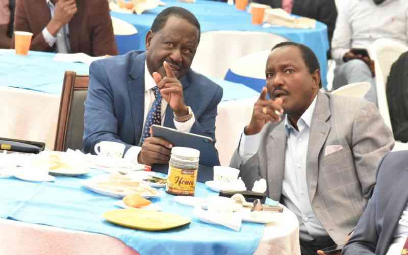 President, Kalonzo and Raila a...