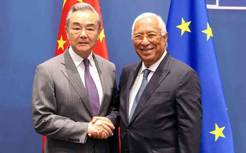 EU presses China to stop 'harming European security'