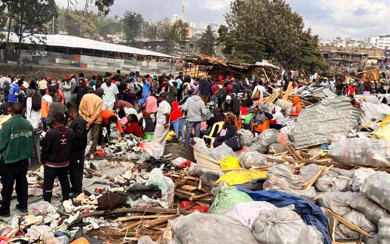 Gikomba demolitions leave traders displaced as officials cite riparian encroachment