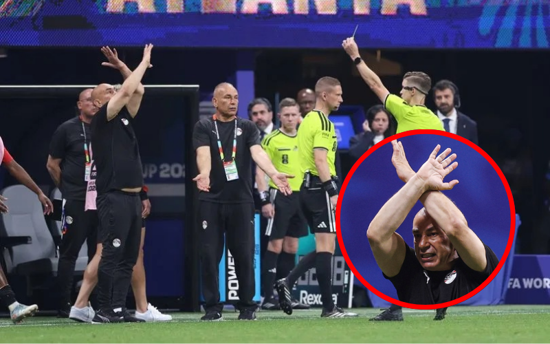 Coach Hossam Hassan's 'X' gesture steals spotlight after Egypt's dramatic World Cup exit