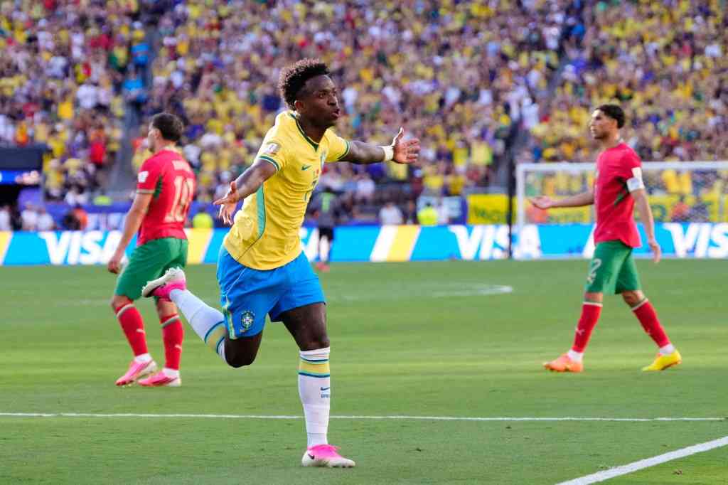 Vinicius earns Brazil 1-1 draw with Morocco in World Cup opener