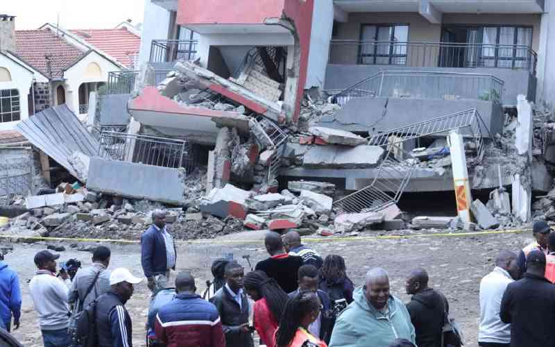 Why five storey apartment in Uthiru collapsed