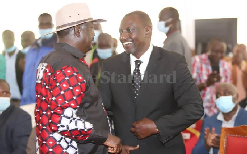 Raila has exposed himself through the 'handshake'