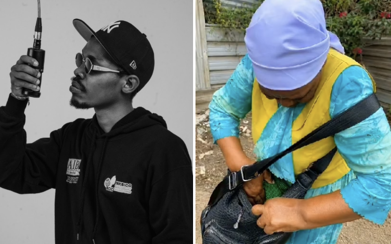 VIDEO: Kenyan mum hilariously flips viral 'bag ni ya nini?' trend