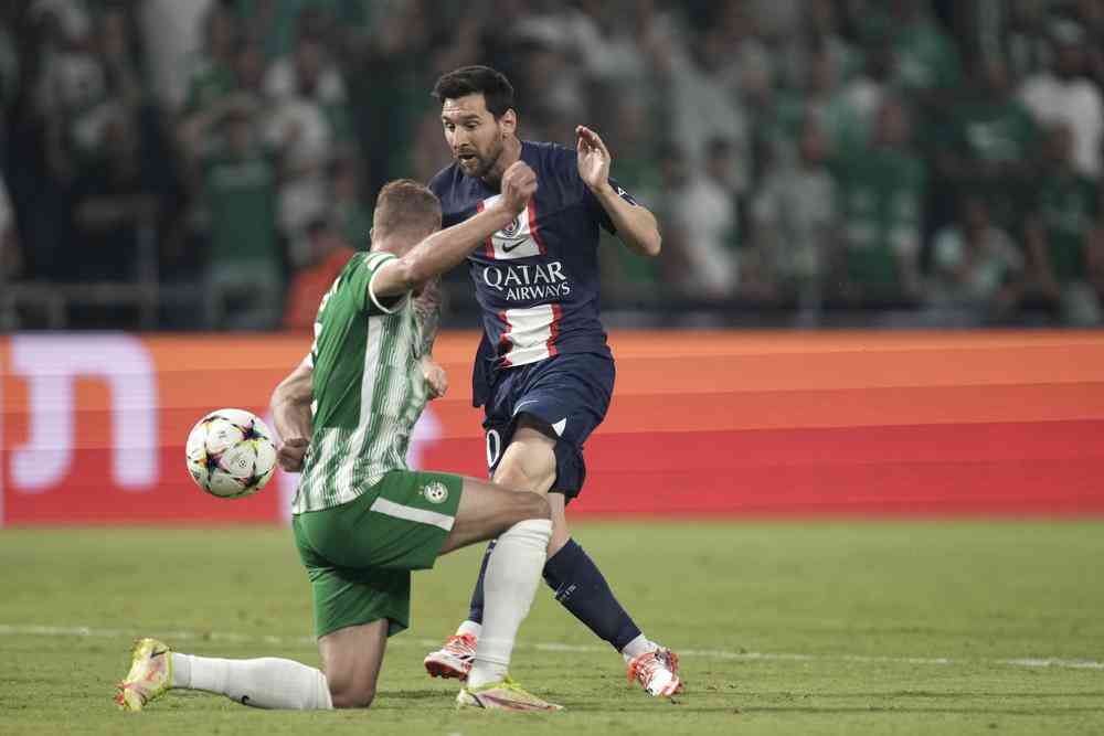 Mbappe, Messi, Neymar rescue PSG after Maccabi early shock