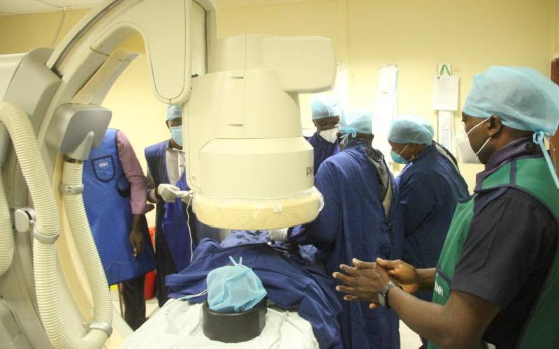 KNH doctors attempt world-first facial reconstruction on 7-year-old
