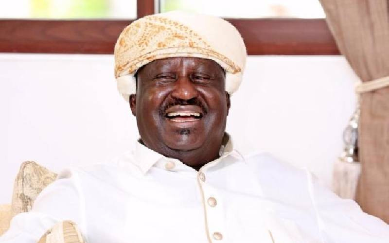 Soft and tender personality Raila hid in the private closet