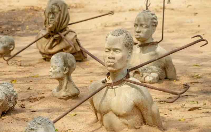 Kwame AkotoBamfo: the Ghanaian artist using work about slavery to find justice and healing