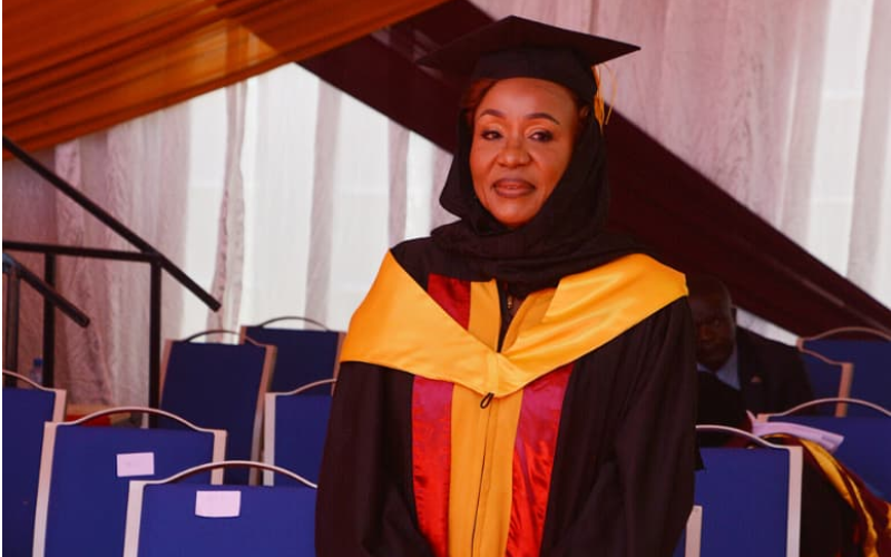Nominated Senator Hamida Kibwana elated after earning master's degree: 'New chapter'