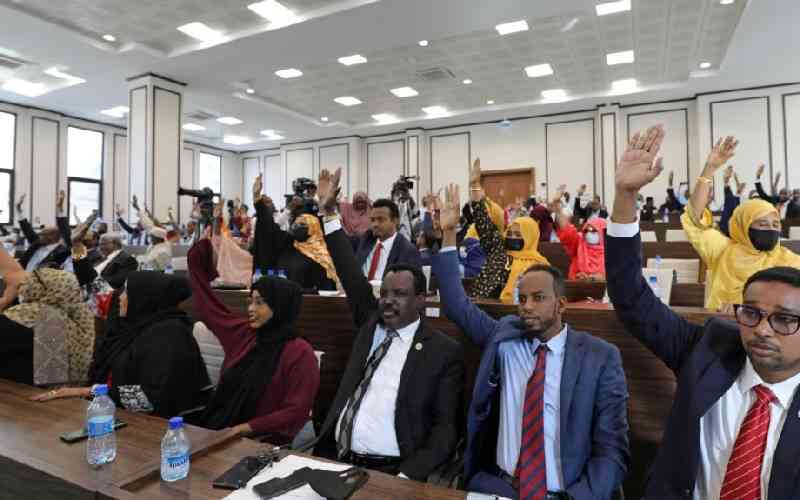 Somalia's Parliament approves historic Constitutional Amendments