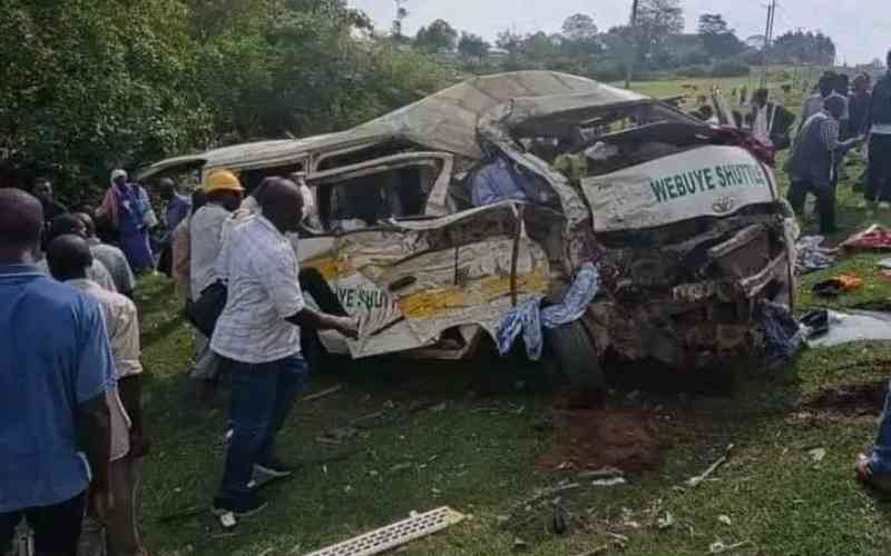 Four people injured in Bungoma road accident