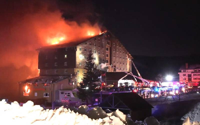 Toll in Turkey ski resort fire climbs to 66