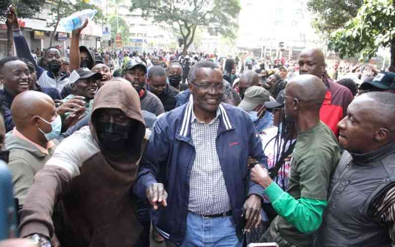 Former Chief Justice David Maraga teargassed