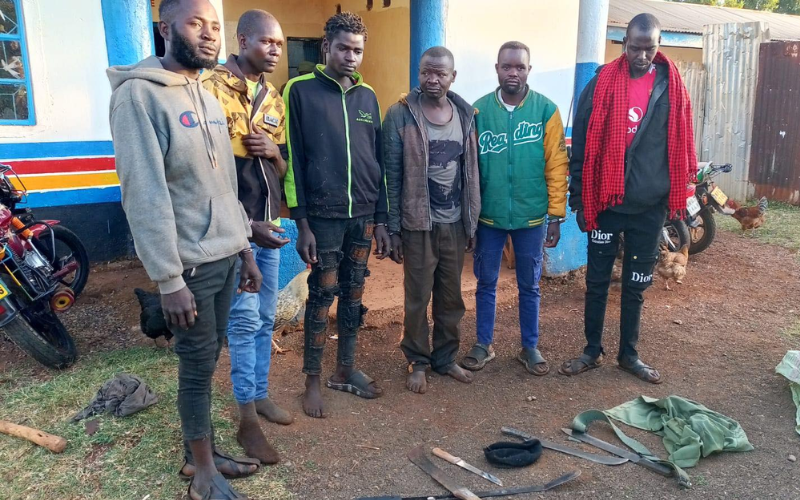 Police arrest notorious 'Kapenguria Six' criminal gang wanted for violent robberies