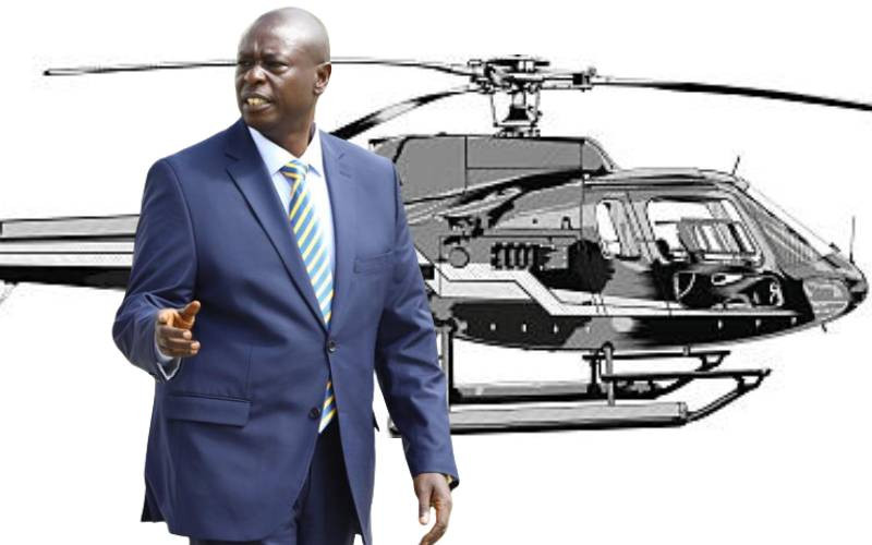 Gachagua to get repurposed police chopper for official duties