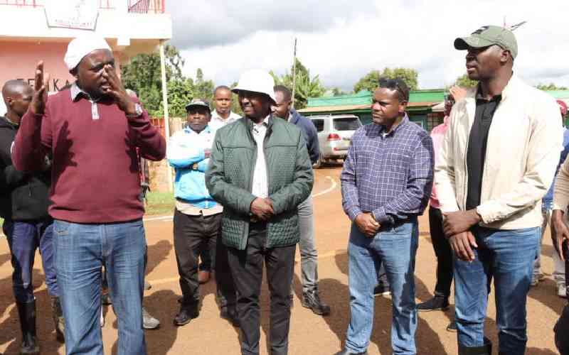 Contractor, KERRA officials forced to apologize over Embu impassable roads