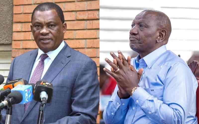 Muturi slams Ruto's 'stadium of advisors' as costly and ineffective