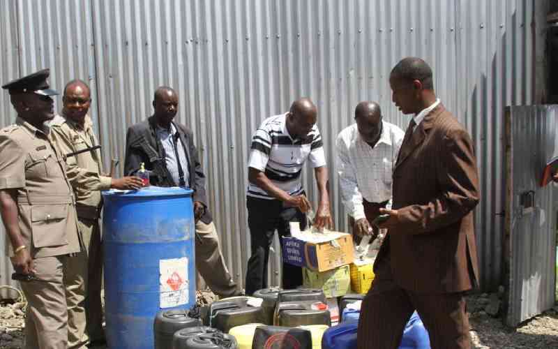 Traders repackage illicit brew in branded liquor bottles to evade arrest