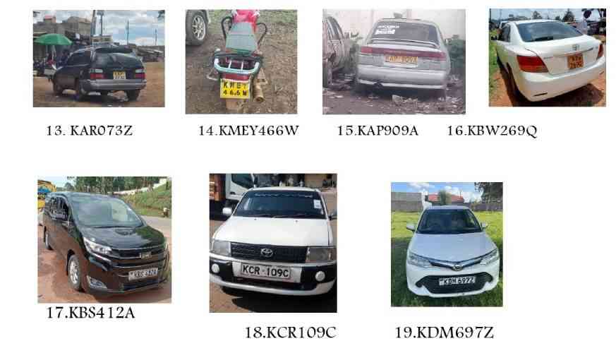 DCI warns of spike in vehicle thefts across Kenya