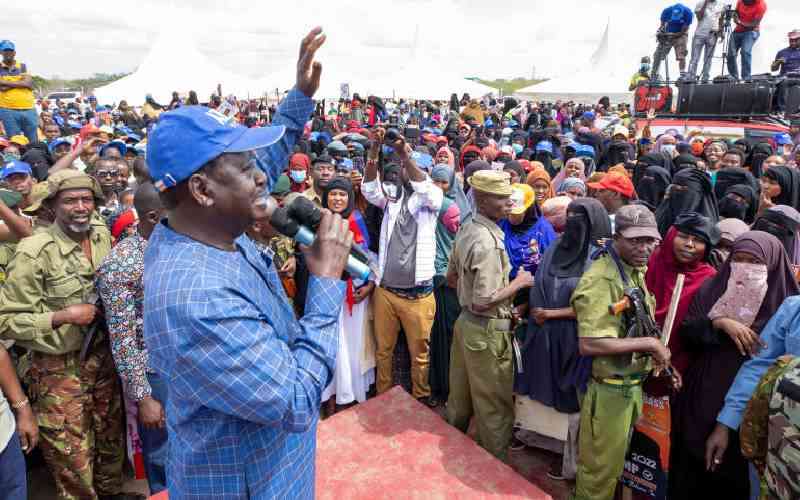 Raila Odinga's pre-poll zoning gamble that could dent Azimio numbers