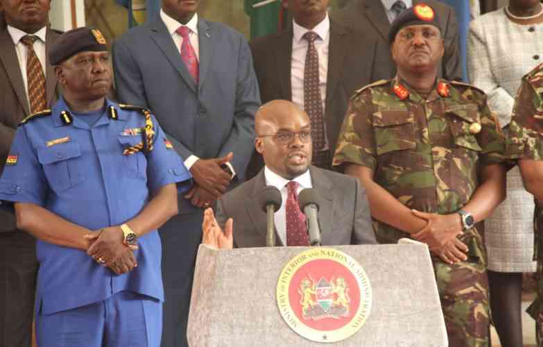 KDF to lead surveillance during the festive season, PS Omollo says